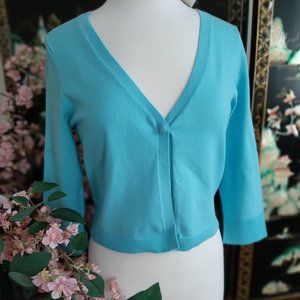 New Crop Aqua Fine-gauge Sweater